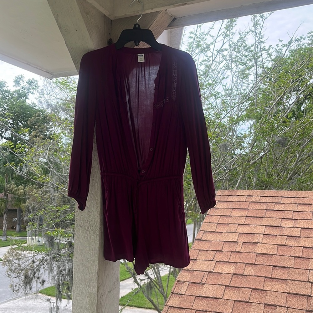 Extra small purple Old Navy romper